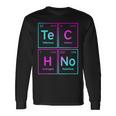 Techno Sintetizador Químico Rave Music Edm Music Festival Camiseta de manga larga Ideas de regalos