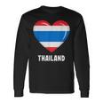 Thailand Flag Thai Langarmshirts Geschenkideen