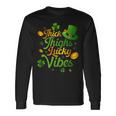 Thick Thighs Lucky Vibes St Patrick's Day Long Sleeve T-Shirt Gifts ideas