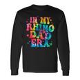 Tie Dye In My Rhino Dad Era Rhino Father Long Sleeve T-Shirt Gifts ideas