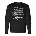 Titanium Bionic Knee Replacement Surgery Jesus Long Sleeve T-Shirt Gifts ideas