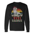TitisaurusRex Dinosaur Titi Saurus Family Matching Long Sleeve T-Shirt Gifts ideas