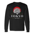 Tokyo Japan Lotus 1873 Vintage Retro Kanji Souvenir Langarmshirts Geschenkideen