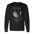 Total Solar Eclipse 2024 040824 Erie Pennsylvania Long Sleeve T-Shirt Gifts ideas