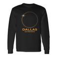 Total Solar Eclipse 2024 Dallas Texas Path Of Totality Long Sleeve T-Shirt Gifts ideas