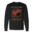 Total Solar Eclipse 2024 Eagle Ender The Eclipse April 2024 Long Sleeve T-Shirt Gifts ideas