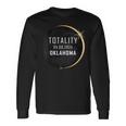 Total Solar Eclipse 2024 Oklahoma America Totality Long Sleeve T-Shirt Gifts ideas