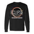 Total Solar Eclipse 2024 Poplar Bluff Missouri April 8 2024 Long Sleeve T-Shirt Gifts ideas