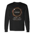 Total Solar Eclipse 2024 Totality 040824 Ohio Oh Long Sleeve T-Shirt Gifts ideas