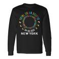 Total Solar Eclipse 2024 Totality April 8 2024 New York Usa Long Sleeve T-Shirt Gifts ideas