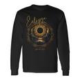 Total Solar Eclipse April 2024 Totality Sun Watching Long Sleeve T-Shirt Gifts ideas