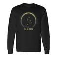 Total Solar Eclipse Dachshund Lover April 8 2024 Totality Long Sleeve T-Shirt Gifts ideas