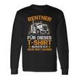 For Trucker Driver Retirement Grandpa Pensioner Langarmshirts Geschenkideen