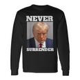 Trump Shot Donald Trump Shot Never Surrender Long Sleeve T-Shirt Gifts ideas