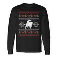 Ugly Christmas Bull Riding Cowboy Country Bull Rider Long Sleeve T-Shirt Gifts ideas