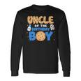 Uncle Of The Birthday Boy Milk And Cookies 1St Birthday Long Sleeve T-Shirt Gifts ideas