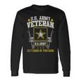 US Army Proud Army Veteran Vet Us Military Veteran Long Sleeve T-Shirt Gifts ideas