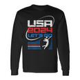 Usa 2024 United States American Sport 2024 Volleyball Long Sleeve T-Shirt Gifts ideas
