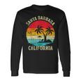 Vacaciones Familiaresintage Retro California Santa Barbara Beach Camiseta de manga larga Ideas de regalos