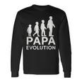 Vater Evolution Silhouette Papa Evolution Langarmshirts Geschenkideen