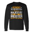 Verneigt Euch Ihr Narren Der Meister Meisterprüfung Langarmshirts Geschenkideen