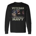 Veteran Of The Us Navy Betsy Ross Flag Usn Long Sleeve T-Shirt Gifts ideas