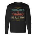 Vice President Der Mann Der Alles Kann Langarmshirts Geschenkideen