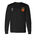 Vietnam Number 2 Sports Jersey Football Two Long Sleeve T-Shirt Gifts ideas