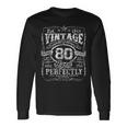 Vintage 1944 Limited Edition 80 Year Old 80Th Birthday Long Sleeve T-Shirt Gifts ideas