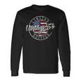 Vintage 1954 Flag Stamp 70Th Birthday 70 Year Old Long Sleeve T-Shirt Gifts ideas