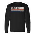 Vintage 70S 80S Style Corolla Nc Long Sleeve T-Shirt Gifts ideas