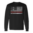 Vintage American Flag Proud Navy Grandaddy Veteran Day Long Sleeve T-Shirt Gifts ideas