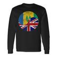 Vintage British & St Vincent And The Grenadines Flags Long Sleeve T-Shirt Gifts ideas