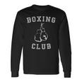 Vintage Distressed Boxing ClubWith Boxing Gloves Long Sleeve T-Shirt Gifts ideas