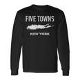 Vintage Five Towns Long Island New York Long Sleeve T-Shirt Gifts ideas