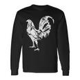 Vintage Game Fowl Rooster Gallero Distressed Long Sleeve T-Shirt Gifts ideas