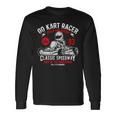 Vintage Go Kart Racer For Racing Fans S Langarmshirts Geschenkideen