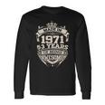 Vintage Made In 1971 53 Years Of Being Awesome Birthday Men Long Sleeve T-Shirt Gifts ideas