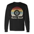 Vintage Retro Rare Soul Dj Turntable Music Old School Long Sleeve T-Shirt Gifts ideas