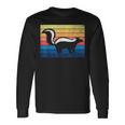 Vintage Skunks Wildlife Animals Lovers Cute Long Sleeve T-Shirt Gifts ideas