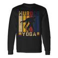 Vintage Yoga Martial Arts Jiu Jitsu Karate Sports Long Sleeve T-Shirt Gifts ideas