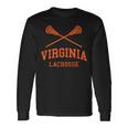 Virginia Lacrosse Vintage Lax Weathered Long Sleeve T-Shirt Gifts ideas