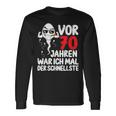 Vor 70 Jahren War Ich Mal Der Fastelste 70Th Birthday Langarmshirts Geschenkideen