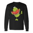 Watermelon Frog I Summer Fruits I Fun Langarmshirts Geschenkideen