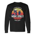 Wave Street Surf Shop Sunrise Logo Long Sleeve T-Shirt Gifts ideas