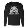 We Wear Orange Multiple Sclerosis Awareness Ms Month Long Sleeve T-Shirt Gifts ideas
