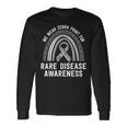 We Wear Zebra Print Rare Disease Awareness Eds Family Group Long Sleeve T-Shirt Gifts ideas