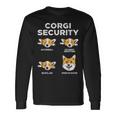 Welsh Corgi Security Animal Pet Dog Lover Owner Long Sleeve T-Shirt Gifts ideas