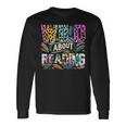Wild About Reading Books Library Day Bookworm Leoparard Long Sleeve T-Shirt Gifts ideas