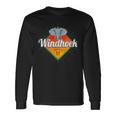 Windhoek Namibia Retro Elefant Vintage Afrika Souvenir Langarmshirts Geschenkideen